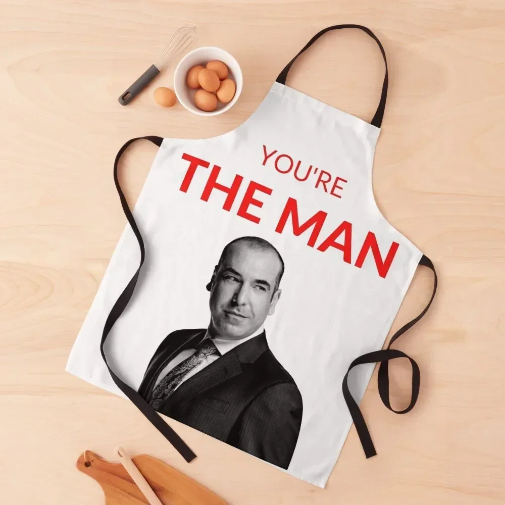 Suits Louis Litt 'You're the man' Merch Apron For Women Kitchen Kitchen Special Accessories christmas Apron