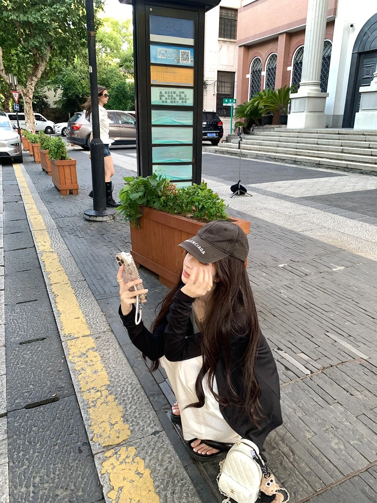 

Дышащий тонкий вязаный кардиган для женщин: комфортный, свободный крой, длинный рукав, V-образный вырез, повседневный, в корейском стиле