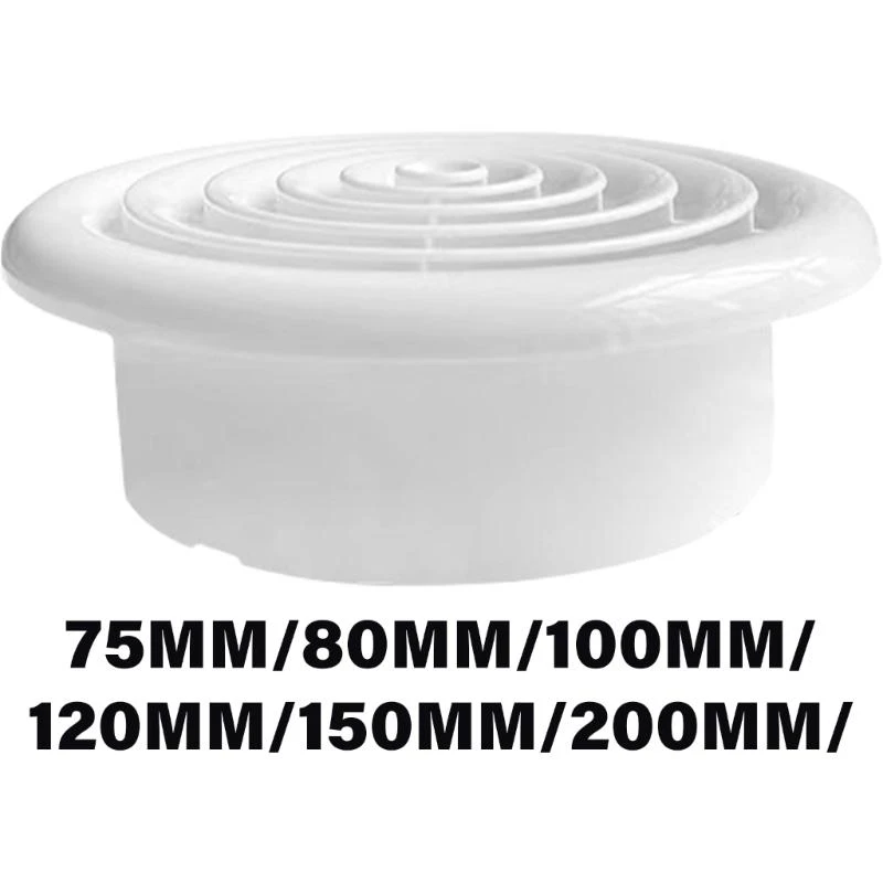 L8RE Ceiling Diffuser with Screen Air Vent Cover Round Soffit Vent for Air Flows