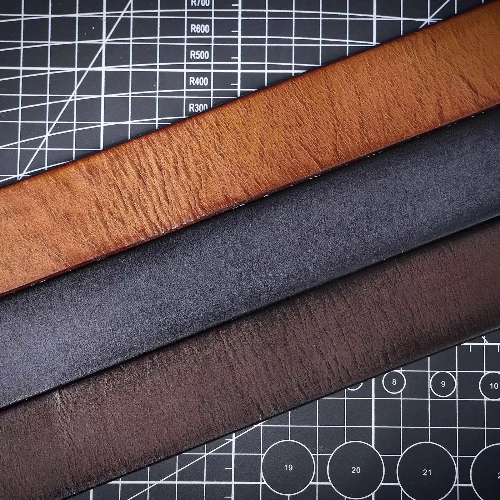 Vintage Echt leder Herren gürtel mit massiver Messings chnalle, hand gefertigte lässige Nadel schnalle verdicktes italienisches Rindsleder mit Geschenk box – Detail 10