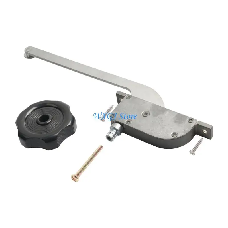 37JE Travel Trailer Roof Vent Crank Replacement, Manual Metal Control Arm and Housing for 14 x 14 Motorhome Vent Repair Work