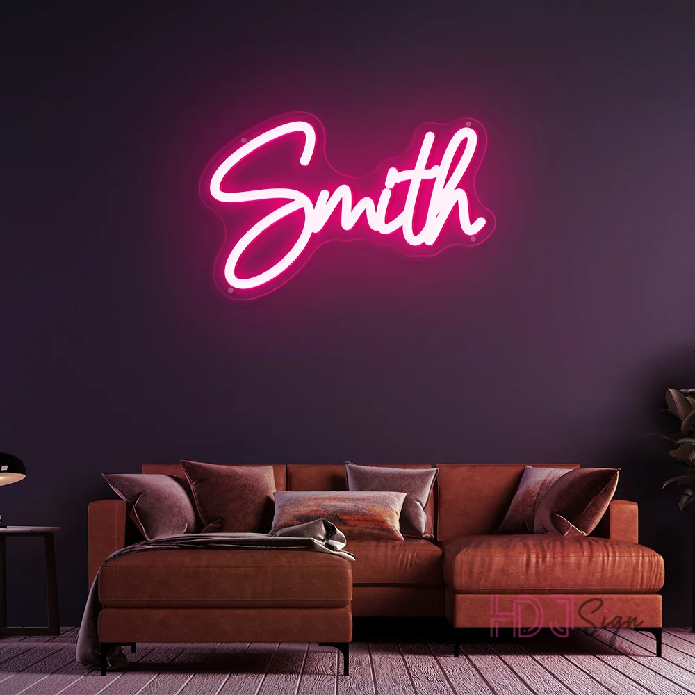 Custom Neon Led Sign Home Room Wall Decor LED Custom Neon Name Lights Bedroom Wedding Decorations Personalized Gifts Neon Signs