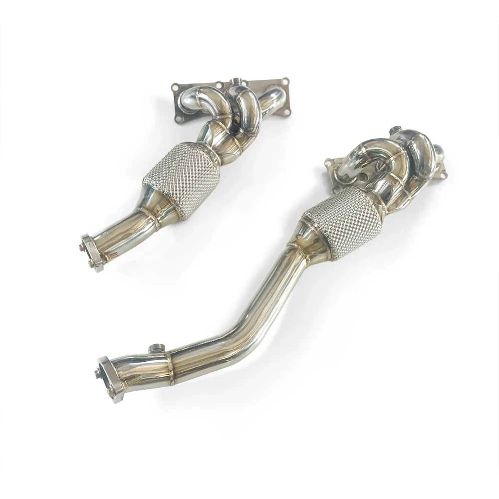 Stainless Steel Performance Car Accessories Suitable for 325 E46 N52 2.5/3.0 2005-2009 Exhaust Drain Pipe Exhaust Manifold