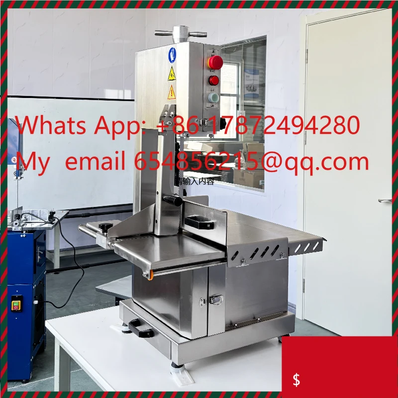 , Emergency Stop 110/220/240V1800w JKB-280S Full Body 304 Stainless Steel 1830mm Saw Blade with  Slag Box