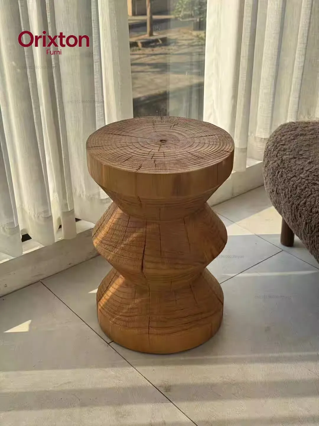 Coffee Tables Solid Wood Natural Stump Stools Shoes Changing Stool Rustic Round Bedside Cupboard Hand-Carved Root SofaTables