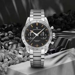 2026 New PAGANI DESIGN Retro Mens Watches Moon Quartz Watch For Men Speed Sports Chronograph AR Sapphire VK64 Clock Reloj Hombre