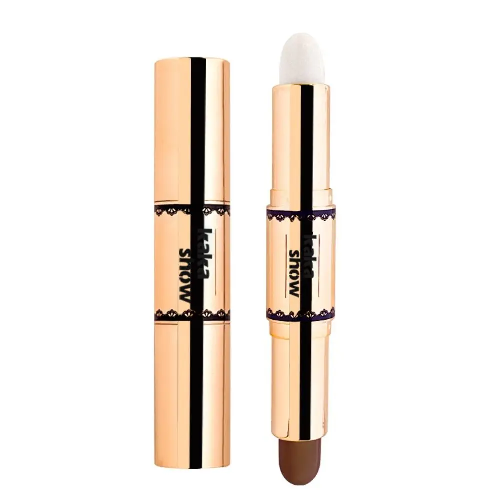 Dark Circles Concealer Face Contour Stick Full Coverage Color Corrector Highlight Concealer Pen Base Double Head