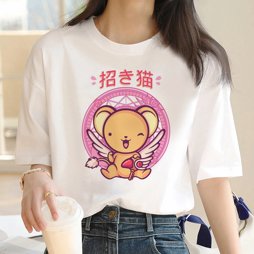 女性と女の子のためのカードケープTシャツ,女性のためのファッショナブルなデザイナーウェア,夏