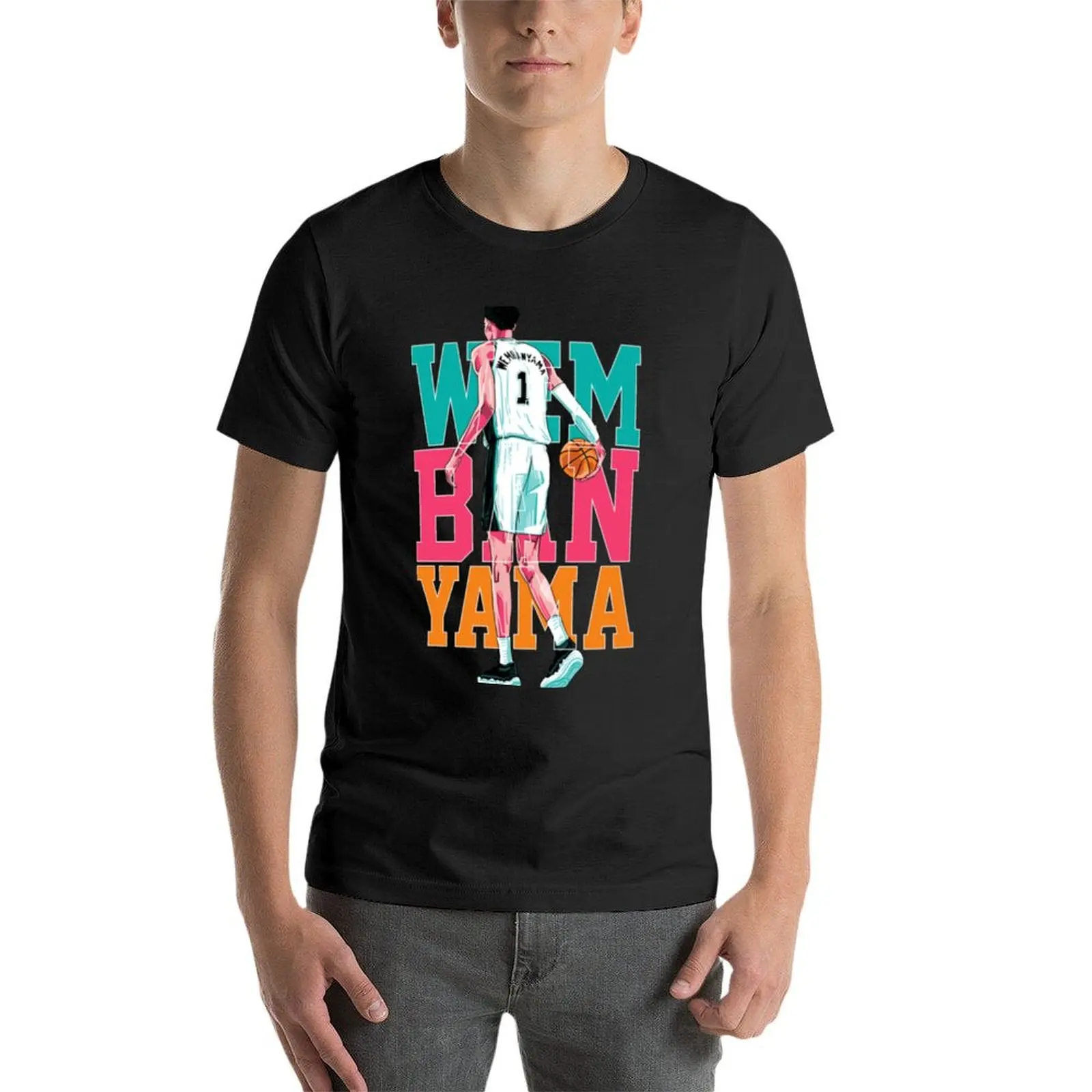 Victor Wembanyama Shirt, He\'s An Alien Shirt for Men Women Vintage Basketball Shirt, Gift for San Antonio Basketball Fan T-Shirt