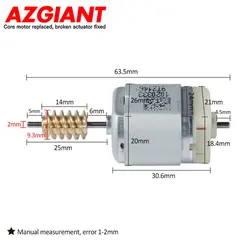 AZGIANT High quality Original ESL ELV Engine Motor Steering Lock Wheel Motor For Benz W204 W207 W212 for Johnson FC280