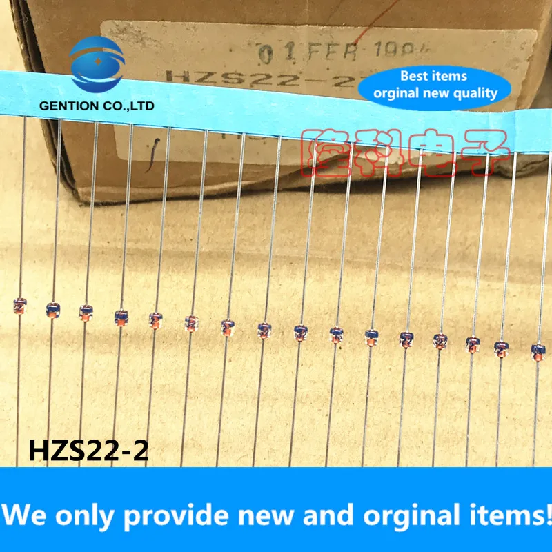 20PCS 100% New original HZS22-2 Voltage Stabilizing Diode HZ22-2TA 0.375W 22V DO-34 Hitachi Constant Voltage Regulator
