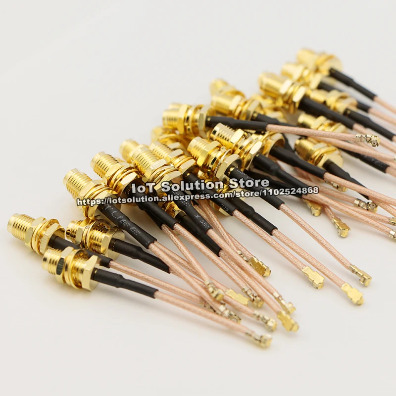 RG178 U.FL to SMA Extension Cable Solder RP-SMA Male RPSMA Female RF Coaxial Adapter Assembly Wire Low Loss 50ohm