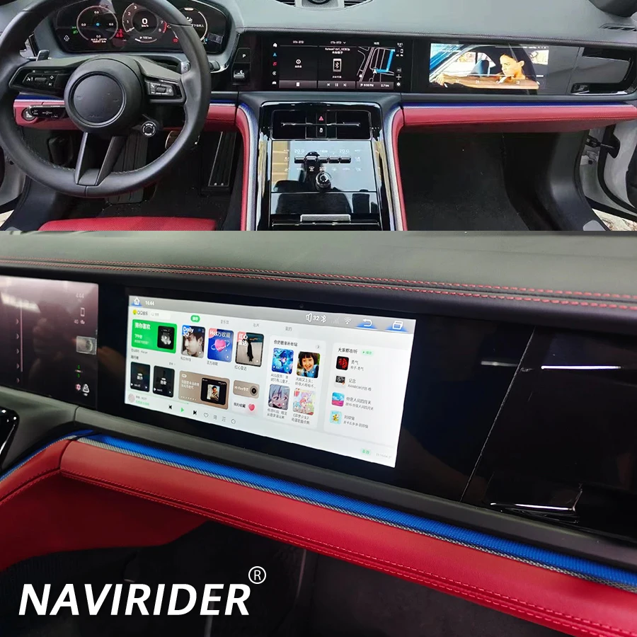 Pemutar Video Multimedia Radio Mobil Android 11 Inci untuk Porsche Panamera 2024 Layar Pintar Copilot Yang Ditingkatkan Navigasi GPS Carplay