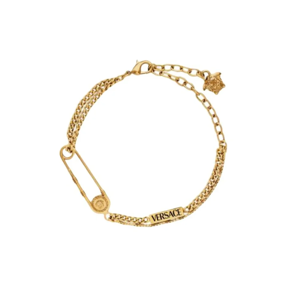 VERSACE Safety Pin Detailed Bracelet 10206731A006203J000
