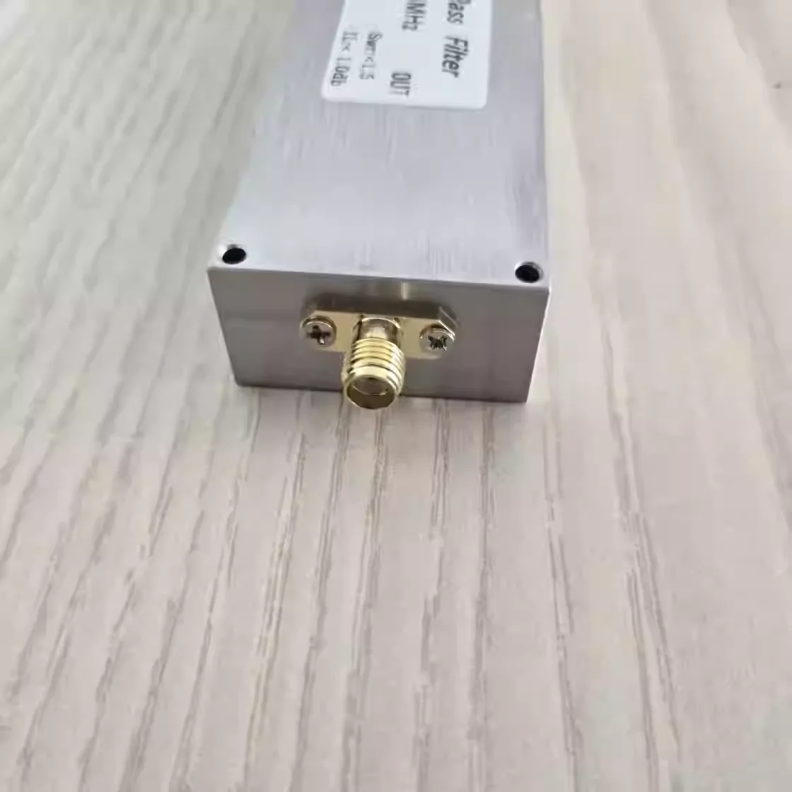 125MHz bandpass filter BPF 100W SMA Mother Seat
