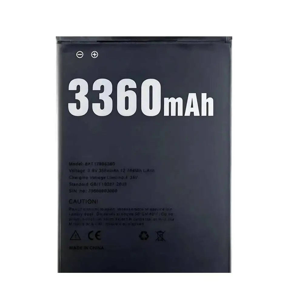 

3360Mah High Performance Lightweight For Doogee X10 Mobile Phone Battery BAT17603360