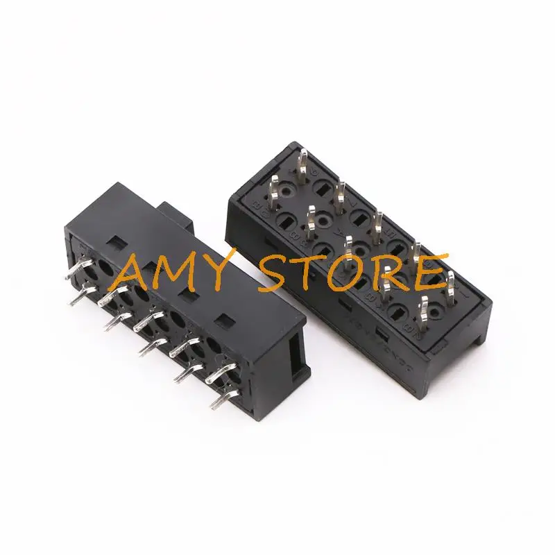 2pcs 2/4Positions 6/10Pins SS-22N02 SS-24N02 Hot Cold Air Cylinder Toggle Slide DIP Switch for Electric Hair Salon Dryer Blower