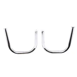 Engine Guard Crash Bar for Yamaha Drag V-Star XVS650 400 Custom,Chrome Engine Guard Highway Crash Bar Steel