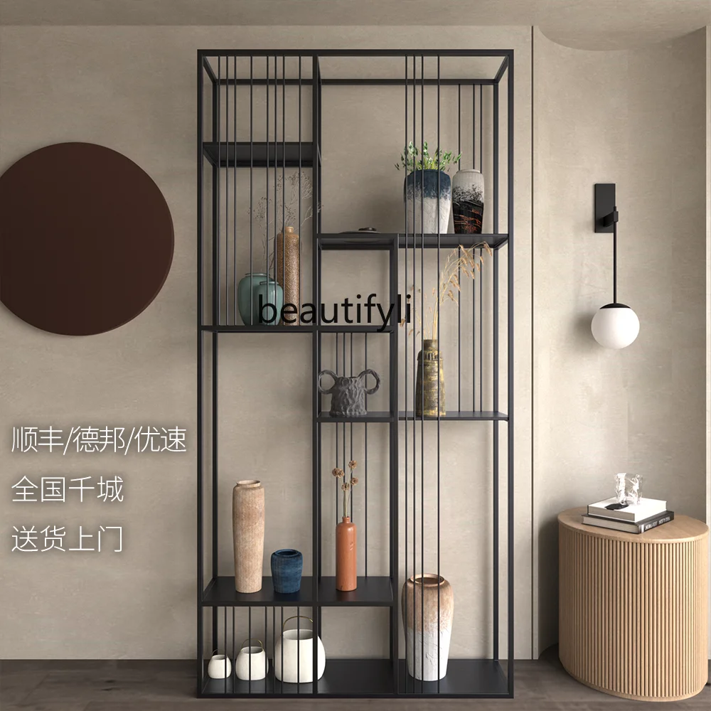 

Nordic creative floor bookshelf wrought iron shelf multi-layer storage shelf living room study