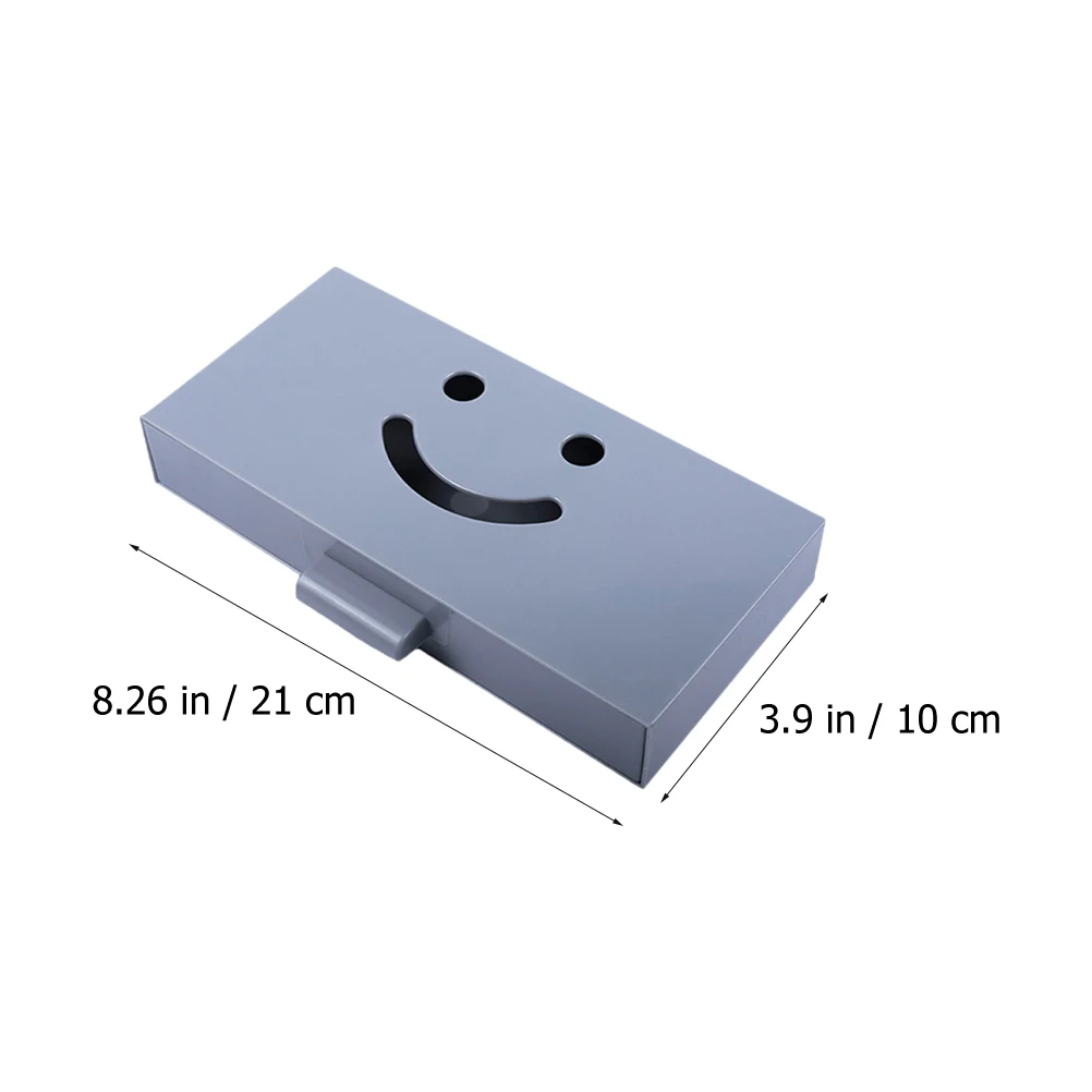 

2pcs Desk Bottom Organizer Abs Sundries Holder Office Desk Bottom Storage Box Bedroom Hotel Use