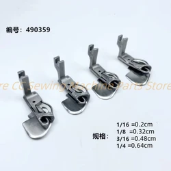 490359 Parts for industrial sewing machines with over seam crimping and pressing feet without clamping over bone position
