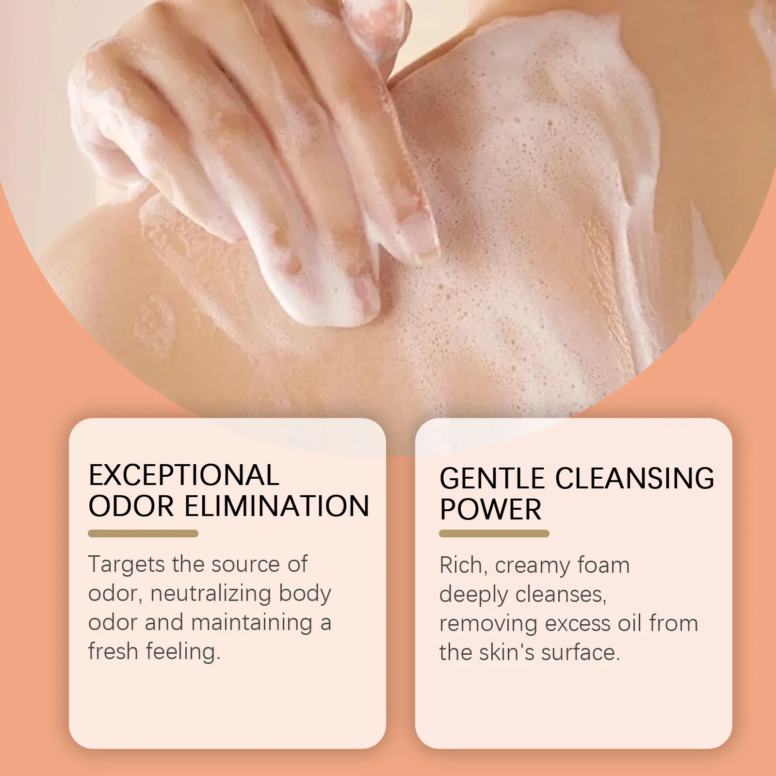 Persimmon Soap Bar For Body Odor Removal Long-Lasting Oil Control Gentle On All Skin Types Natural Fruit Aroma Body Cleanse Soap