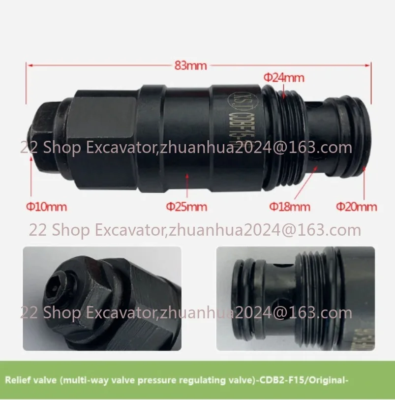 

Relief Valve (Pressure Regulating Valve 20)-CDB2-F15/YF-01-20 For Heli Forklift