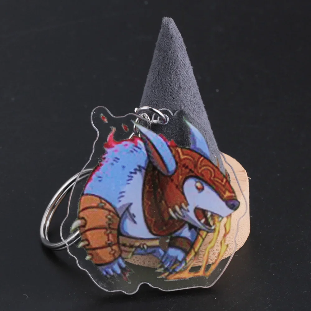 Dota2 سلاسل المفاتيح الاكريليك أنيمي لعبة تحت عنوان كيرينغ سحر جديد عبر الحدود مجوهرات اكسسوارات من البر الرئيسى للصين