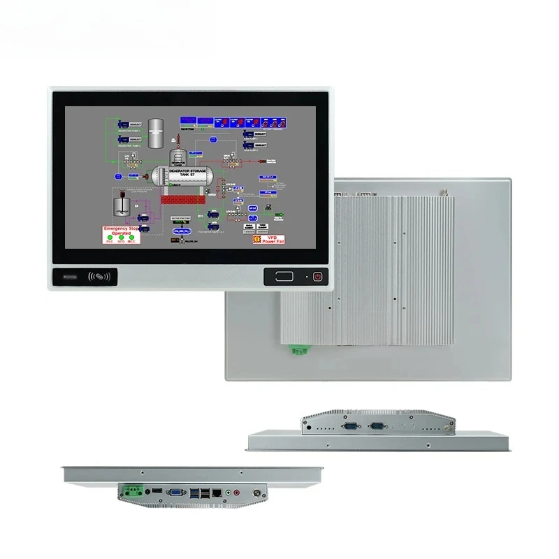 TouchWo 10.1 15 15.6 21.5 Inch Data Cabinet Touch Screen Workstation Industrial All in One Panel Pc for Embedded