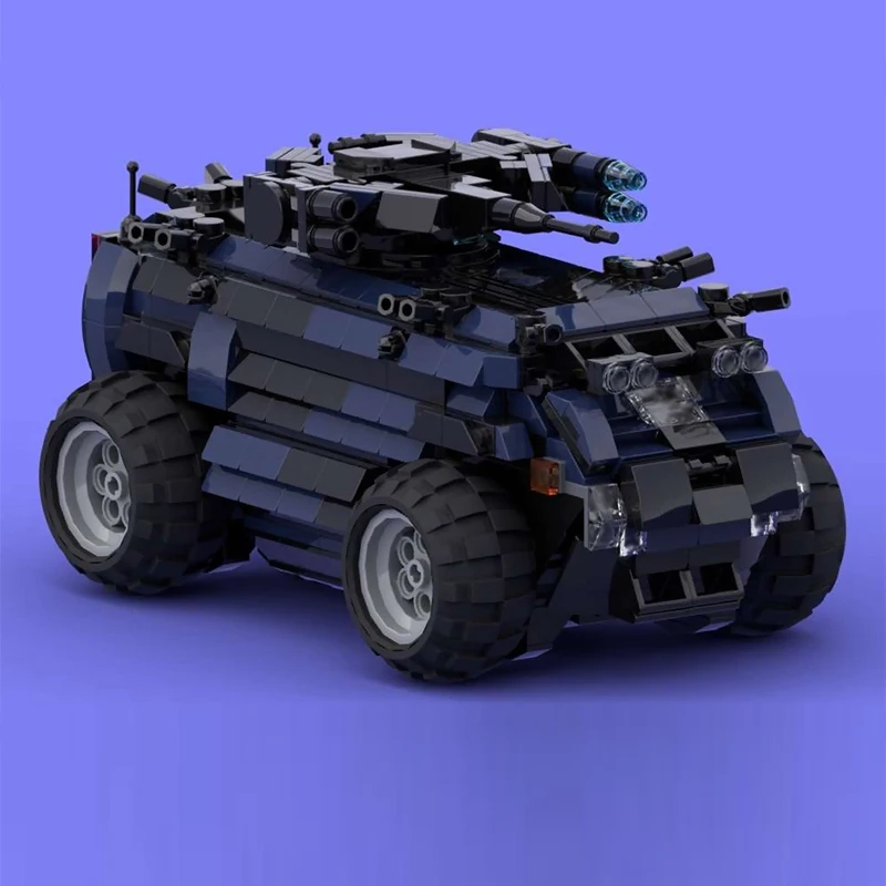 نموذج مركبة الاستطلاع العسكري MOC قوالب بناء معدات الحرب وحدات التكنولوجيا الهدايا عطلة تجميع ألعاب أطفال #2