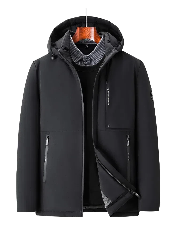 

Новое поступление, повседневное пальто больших размеров с капюшоном, высококачественная зимняя утепленная хлопковая куртка с капюшоном, верхняя одежда, ветрозащитное теплое пальто, парка для мужчин