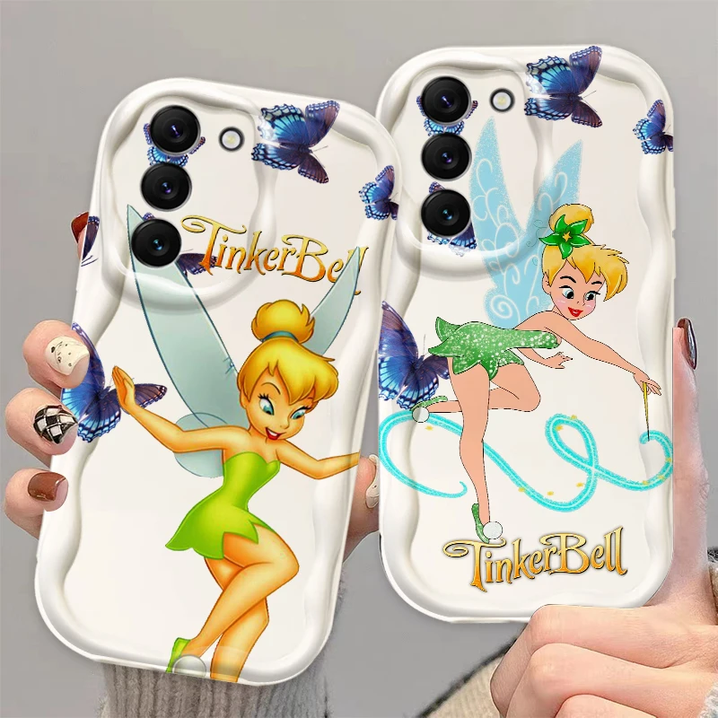 

Disney Tinker Bell Art For Samsung S24 S23 S21 S20 Ultra Plus FE A73 A72 A71 A51 A31 A05S A05 A04 5G Wave Oil TPU Phone Case