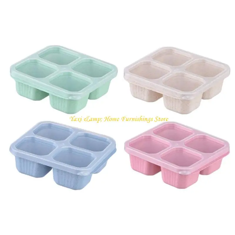 

W8EA Multi Functional Container with Compartments Plastic Sauce Container Boxes Suitable for Outdoor Activities