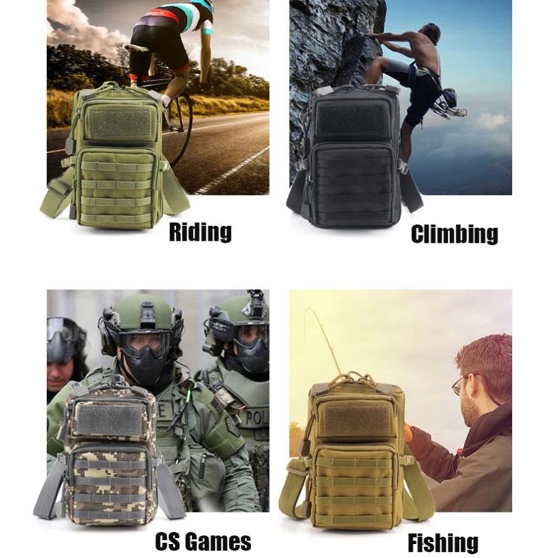 Neue 5 Farben taktische Tasche Militär Molle Hüfte Taille Edc Tasche Brieftasche Geldbörse Telefon halter Taschen Camping Wandern Jagd Gürtel tasche