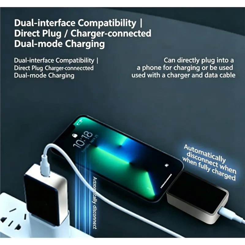 A20F-Fully Charged Separator 140W Fast Charging Adapter For Smartphones And Tablets Stop Overcharge