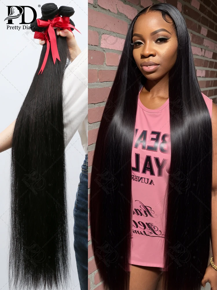 10A Brazilian Virgin Straight Bundles Human Hair 100% Unprocessed Human Hair 26 28 30 Inch Natural Color Straight Hair