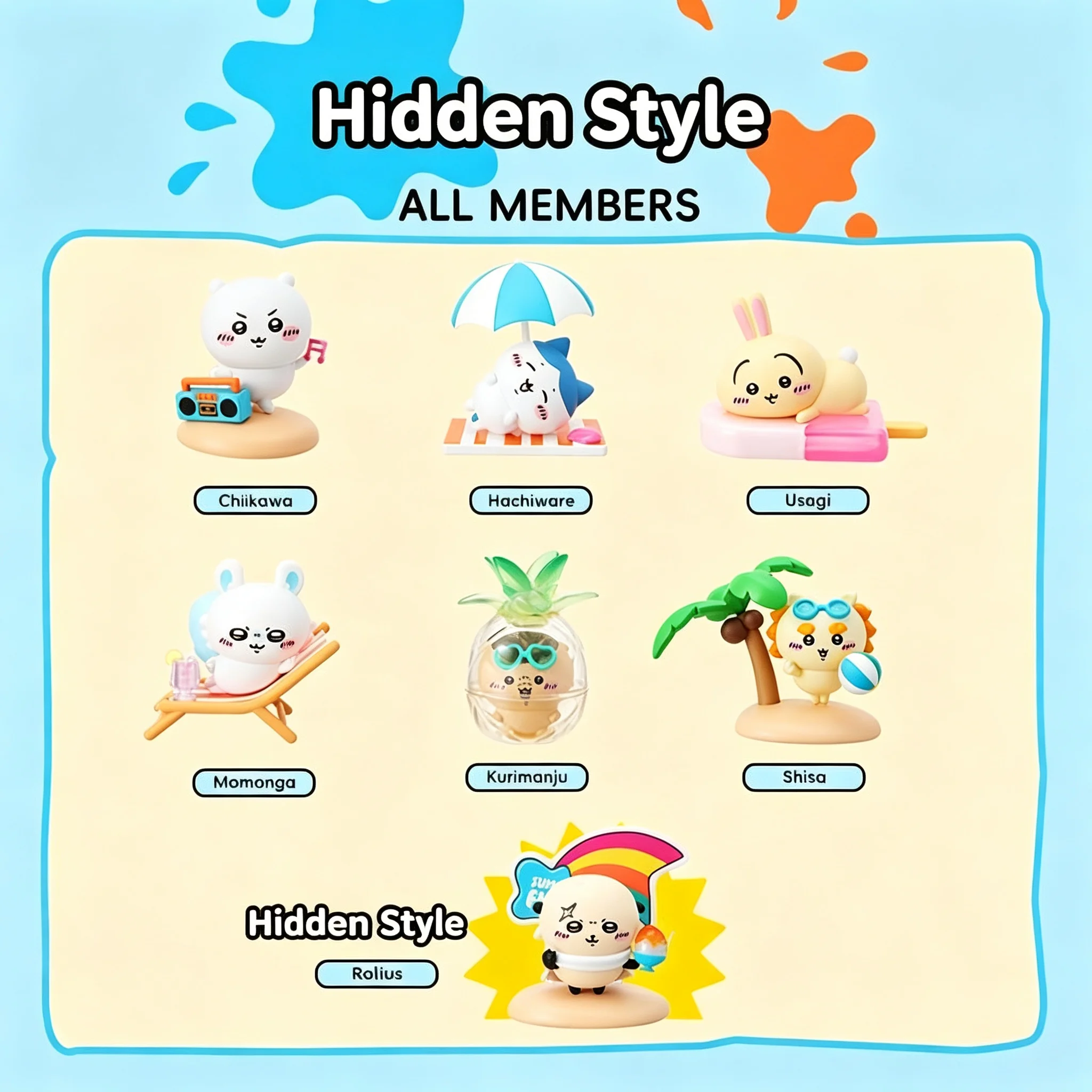Chiikawa Yaz Momo Çay Serisi G - Figure Display Box incelemesi ve fiyatı