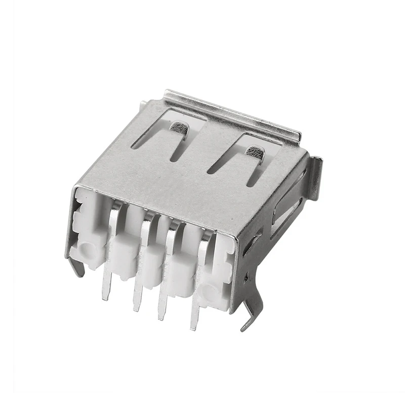 10Pcs USB Type A Standard Port Female Solder Jacks Connector PCB Socket USB-A Type