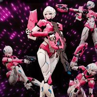 High Quality Md002 Furai Model Figure Arcee Anime Figures Autobots Cee Action Figurine Toy Rooms Decoration Toys Birthday Gifts