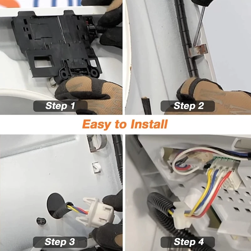 Assembly W10240513 W10238287 ซ่อมเครื่องซักผ้าเครื่องซักผ้าฝาปิดล็อคDropshipping