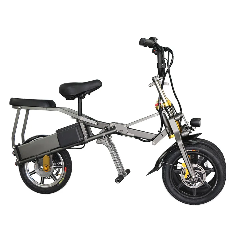 Pour three wheels for the elderly to walk in one second, fold the lady to pick up the tumbler electric scooter