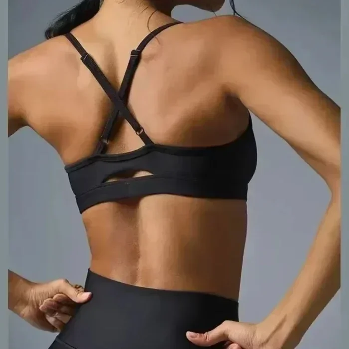 LO اليوغا الرياضة الصدرية يغطي الرجل مجموعة المرأة مغرفة الرقبة الملابس الداخلية مفتوحة الظهر اليوغا الصدرية رياضة الجري المحاصيل القمم عالية الخصر طماق