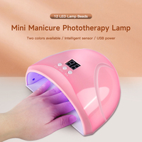 Usb Nail Phototherapy Machine Nail Lamp 12 Uv Leds Light Curing 36W Nail Polish Gel Infrared Sensor Machine Nail Art