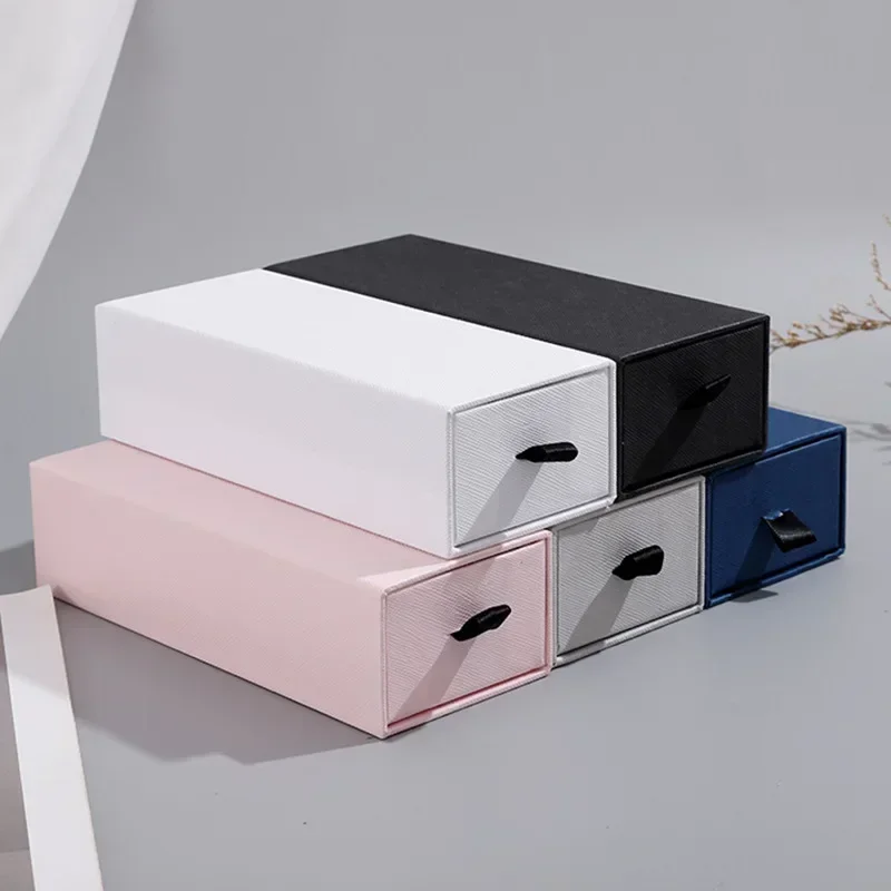 Drawer type perfume cosmetics storage carton Glasses packaging box birthday gifts box