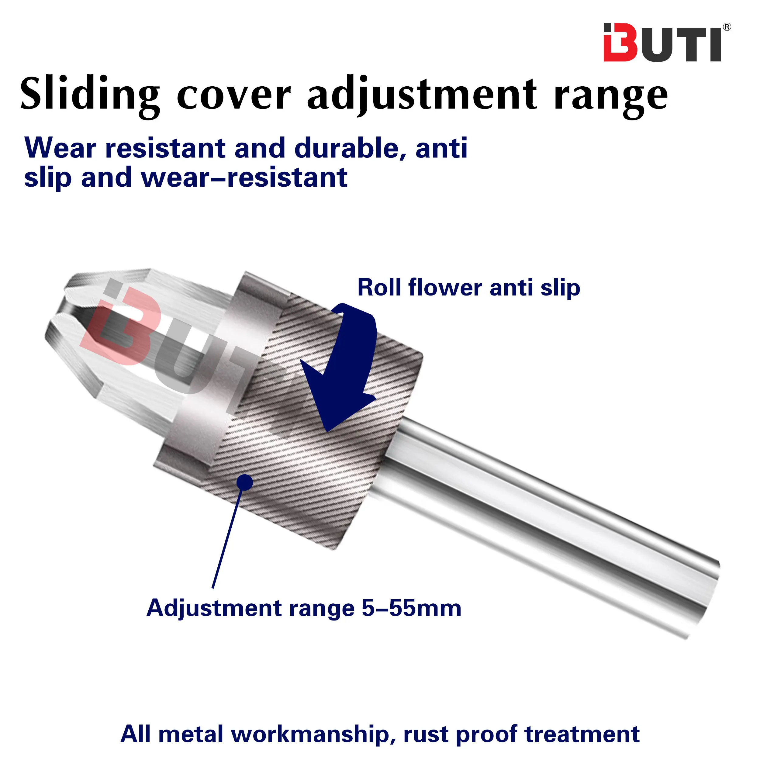 CNC Lathe Straight Handle Cutting Accessories Automatic Three Jaw Puller Feeding Clamp Square Handle 16/25 Round Handle 20/25/32