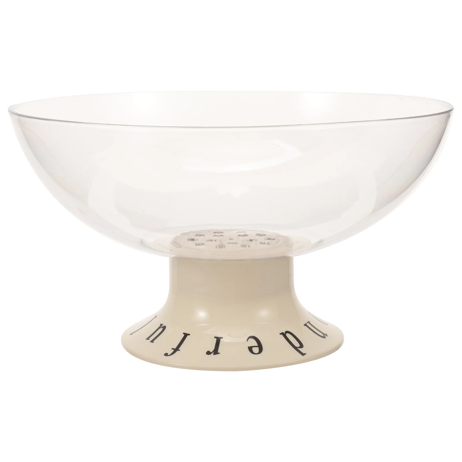 

Plastic Fruit Plate Draining Fruit Tray Large Capacity Decorative Serving Holder Suitable for Party Desktop Use