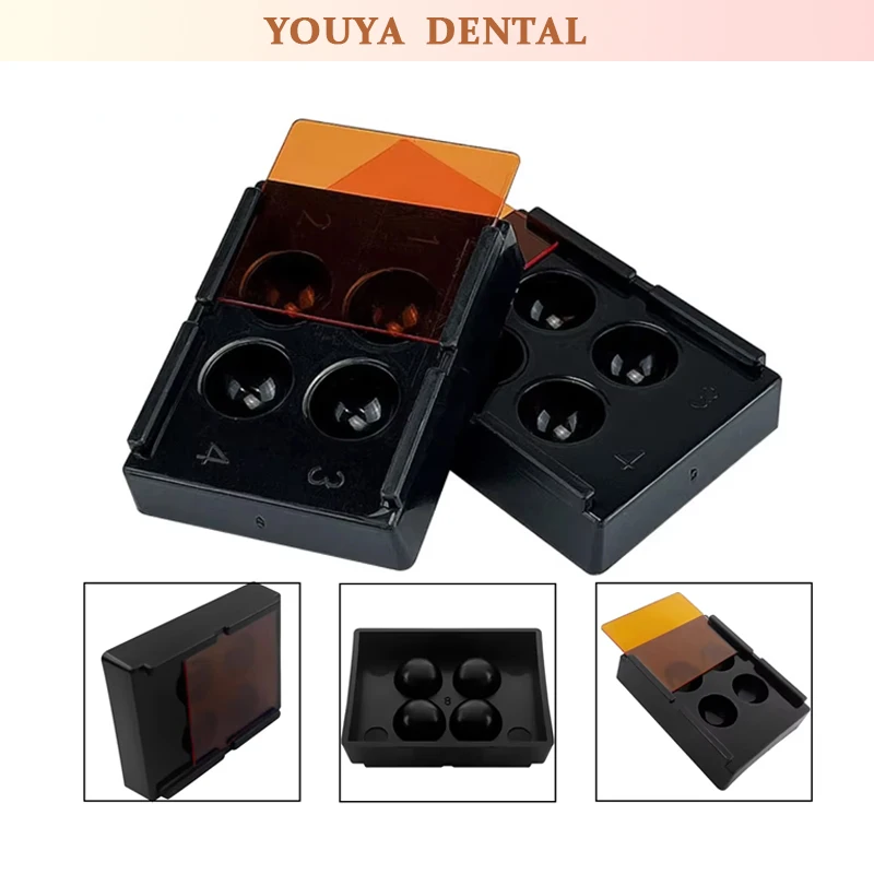 

4-отверстий, коробка для шпона зубов, пластырь для зубов, абажур из смолы, футляр для хранения света, стоматологическая мембрана, коробка для зубов, фиксатор зубных протезов, коробка для моляров