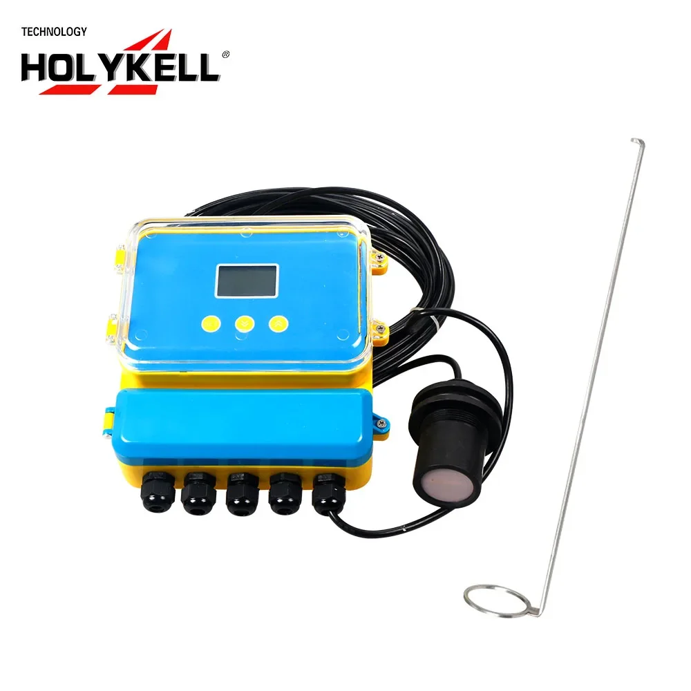 Holykell RS485 River Flow Measurement Ultrasonic Open Channel Flow Meter Pb Flume