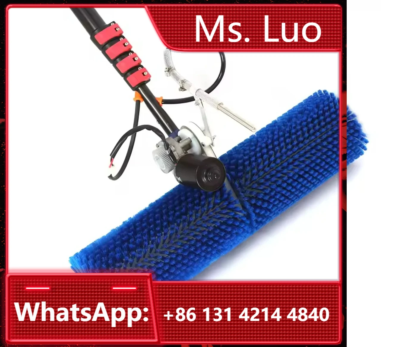 

Best Solar Panel Cleaning Robots for Sale spin scrubber PV cleaning brush for solar panel Cleaning machine supplier