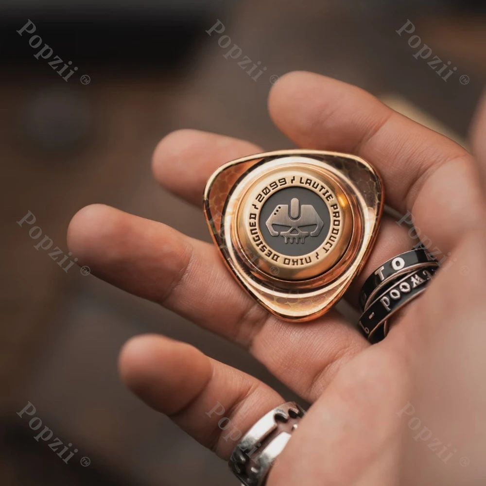 LAUTIE Roc 2.0 Mokume 8th Anniversary Limited Edition Adult Stress Relief Toy EDC Fidget Spinner Fidget Toys For Adults